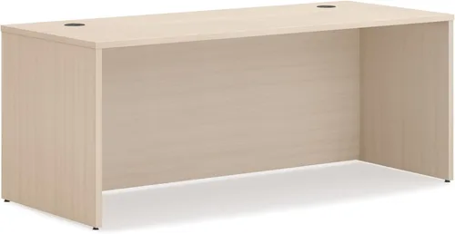Vista 13 de HON MOD - Escritorio ejecutivo grande de 48 pulgadas para computadora, laminado de madera gruesa, mesa moderna con gestión de cables, 48 pulgadas