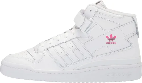 Vista 8 de adidas Originals Tenis Forum Mid para mujer Tinte crudoblanco nubenaranja Bliss