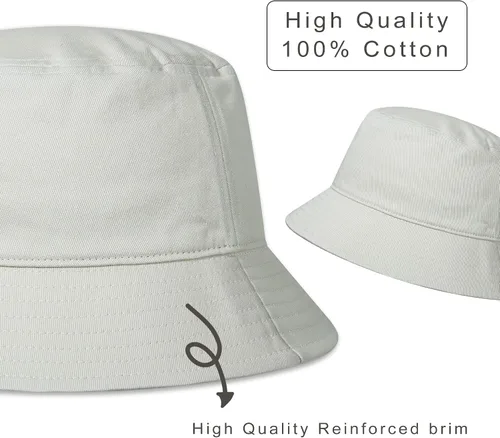 Vista 49 de GADIEMKENSD Sombrero de pescador 100% algodón, unisex, protección solar UPF 50, ligero, plegable