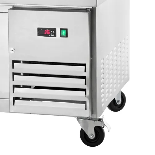Vista 3 de Arctic Air ARCB60 - Base de chef refrigerada con dos cajones de 62 pulgadas, 115 V, acero inoxidable