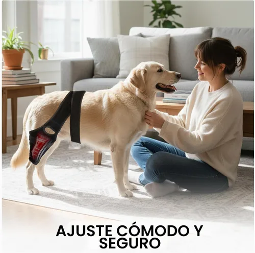 Vista 8 de KISAO Rodillera para perro para pierna trasera de ACL desgarrada, rodillera ajustable para aliviar el dolor de artritis para perros, compresión