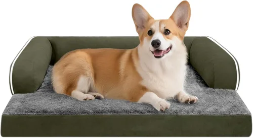 Vista 127 de Cama pequeña para perros y sofá para gatos, camas ortopédicas impermeables para perros pequeños, cama para gatos, sofá para mascotas cómodo
