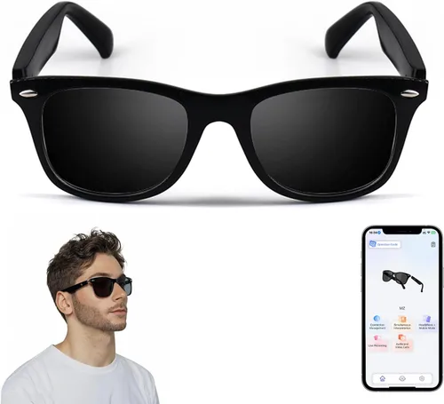 Vista 10 de Lentes inteligentes AI 2026 con cámara, video HD 4K y captura de fotos, gafas de cámara de 8 MP para hombres y mujeres, gafas de grabación