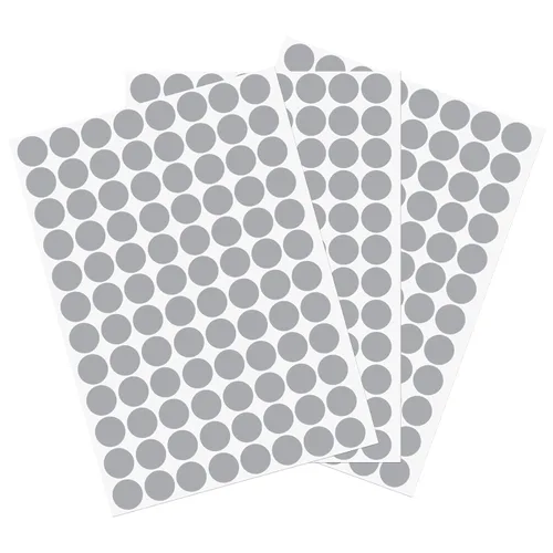 Vista 45 de uxcell 1 Hoja/140 Piezas de Pegatinas para Cubrir Agujeros de Tornillo, 12 mm de Diámetro, PVC Autoadhesivas, Tapas a Prueba de Polvo para Muebles