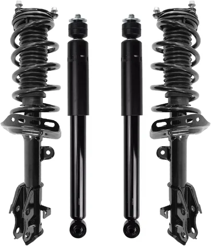 Vista 16 de Detroit Axle - Kit de 4 puntales para Ford Escape 2014-2019, 2 amortiguadores traseros ensamblaje 2 puntales delanteros y resortes helicoidales 2015