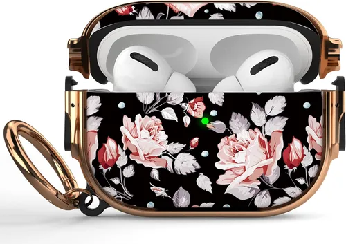 Vista 20 de Maxjoy Funda para AirPods 3 con cerradura, funda protectora rígida de 3ª generación para AirPod de 3ª generación para mujeres y hombres con llavero