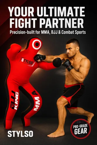 Vista 5 de Un-Filled Grappling Dummy Wrestling Dummy Jiu Jitsu Dummy for BJJ MMA Judo Karate Practice Adult Kids Rojo