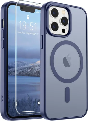Vista 330 de SUPFINE Funda magnética para iPhone SE 2022 (3ª)/2020 (2ª), iPhone 8 (compatible con MagSafe) (protección contra caídas de grado militar), funda