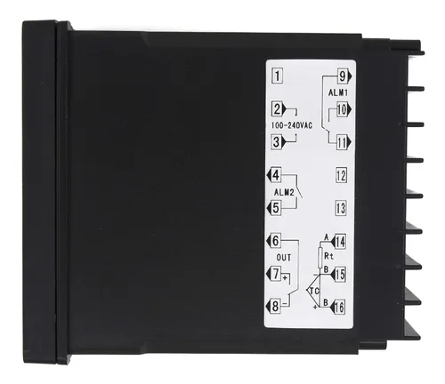 Vista 3 de REX-C410 96x48 AC 100-240V termopar RTD entrada digital PID controlador de temperatura (salida de relé 1 alarma)