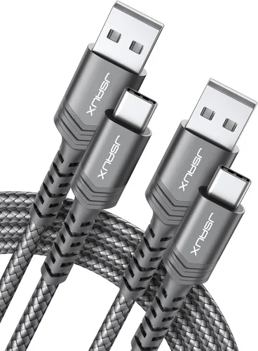 Vista 9 de JSAUX - Cable de carga para iPhone 18 y 17 Pro, 3.3 pies, paquete de 2 USB a USB C, color negro