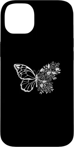 Vista 15 de Butterfly with Flowers Design Butterflies Flower Lover Case for iPhone 16