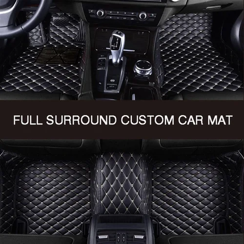 Vista 3 de Tapete de cuero completo envolvente personalizado para Nissans Sulphy Teana J32/L33 Sentra Qashqai J10/J11 Leaf March GTR Cefiro Terra