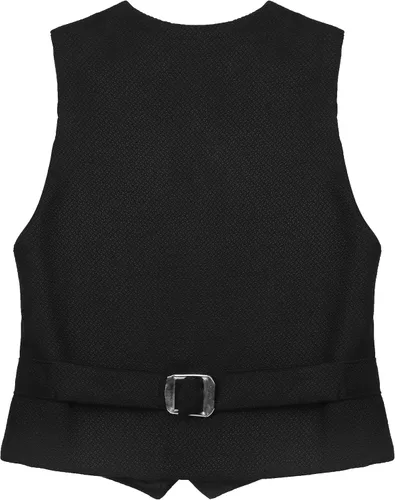 Vista 5 de Lilax Traje formal para niños de 4 piezas, chaleco, pantalones y corbata