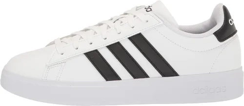Vista 8 de adidas Grand Court 2.0 - Tenis para hombre, BlancoNegroBlanco