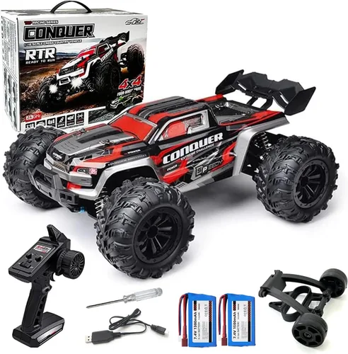 Vista 9 de Autos RC 1:14 Camión RC 30 MPH 4WD Auto de Control Remoto Todo Terreno Carro Trofeo para Adultos Niños Juguetes Rápidos Todoterreno RC Buggy Big