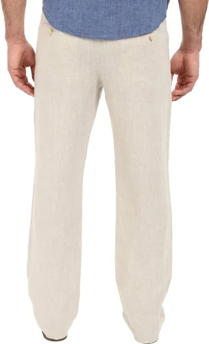 Vista 3 de Perry Ellis 100% Linen Drawstring Casual Pants for Men, Regular Fit, Lightweight (Waist Size 29-54 Big & Tall)