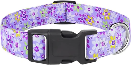 Vista 11 de Collar de perro, collar ajustable para perros pequeños, medianos y grandes, lindo collar de cachorro para perros machos y hembras, bonito diseño