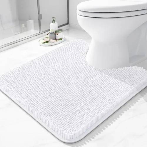 Vista 147 de Arotive Alfombras de baño de felpilla extrasuaves y absorbentes, de 24 x 16 pulgadas, lavables a máquina, parte trasera de goma antideslizante