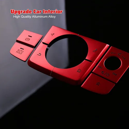 Vista 5 de 8 piezas compatibles con Mazda 3 CX-30 CX-50 2026 2025 2024 2023 2022 2021 2020 Accesorios para consola central de automóvil, panel de engranajes