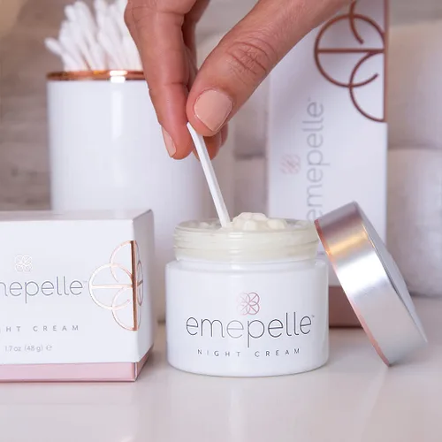 Vista 4 de Emepelle Crema de noche, crema reparadora de la piel con tecnología MEP, 1.7 oz
