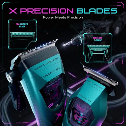 Vista 3 de SUPRENT Cortapelos profesionales X-Cyber para hombre