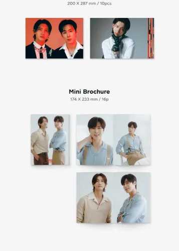 Vista 5 de SM Ent 2023 Season's Greetings Package+Calendario de escritorio+diario de tapa dura+Sobre+Postal+Póster plegable en paquete+Pegatina+Mini