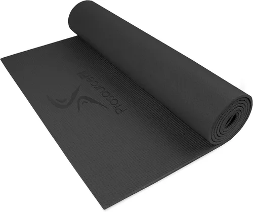 Vista 7 de ProsourceFit Estera de yoga original para ejercicios de ¼" (6 mm) de grosor para mayor comodidad y estabilidad con correas de transporte