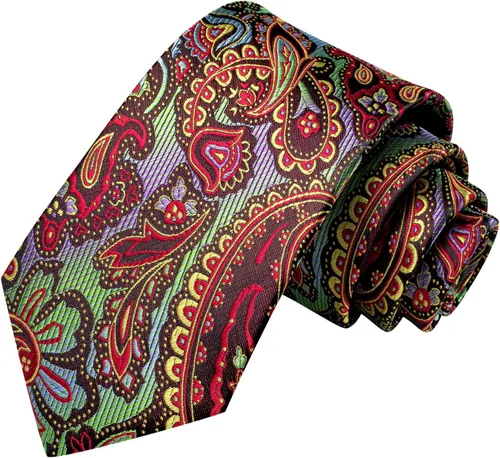 Vista 240 de Dubulle Corbata tejida de cachemira para hombre y gemelos de pañuelo para hombre, conjunto de gemelos para boda formal y negocios