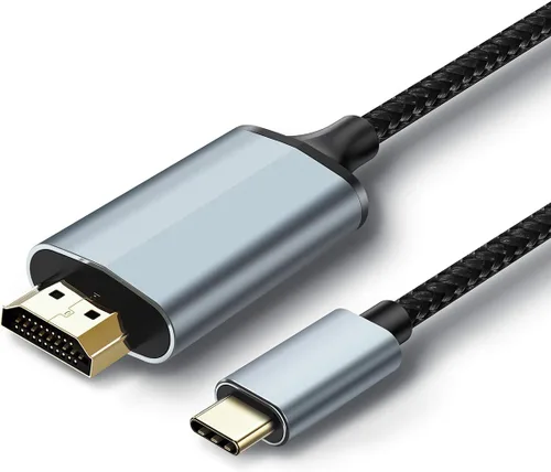Vista 9 de lulaven Cable Lightning y tipo C a HDMI 2 en 1 [6 pies], cable HDMI para iPhone, interfaz dual para todos los iPhones (17/16/15/14/Pro/Max) y iPad