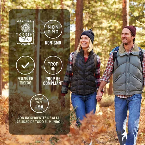 Vista 6 de NatureWise Aceite de linaza de 1200 mg, Omega 3 6 9 sin pescado con 720 mg de ALA, suplemento dietético para apoyo a la salud cardíaca, orgánico