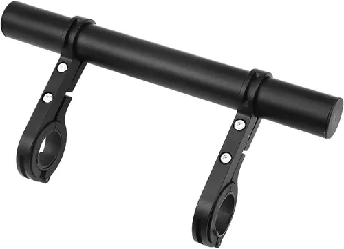 Vista 4 de Extensión de manillar de bicicleta, 7.9 in, multifunción, extensor de manillar de bicicleta doble, soporte de aleación de aluminio, soporte