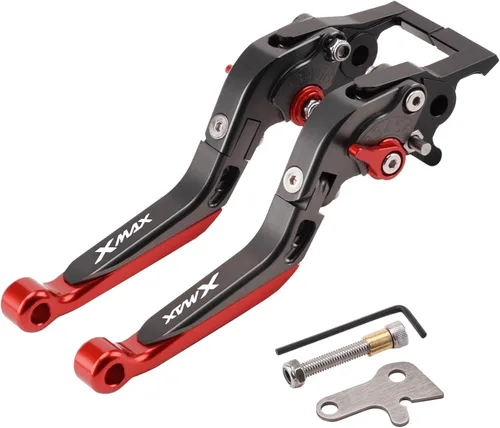 Vista 26 de Palanca de freno de embrague plegable ajustable para Xmax 125 250 300 400 XMAX250 XMAX300 2018 2023 (color : 7)