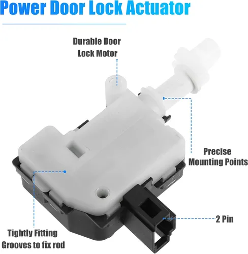 Vista 4 de X AUTOHAUX Motor del actuador de la cerradura de la puerta de la tapa del combustible para Volkswagen Passat 1998-2005 1K5-959-782 3B0959782