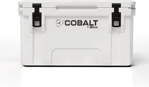 Vista 4 de Cobalt 55 Quart Roto-Molded Super Ice Cooler Large Ice Chest - Long Term Ice Retention