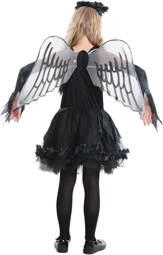 Vista 5 de Seasons Disfraz de ángel caído para niñas (10-12)