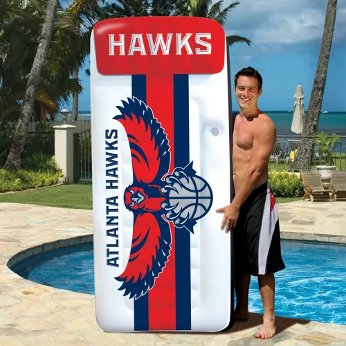 Vista 2 de Poolmaster NBA - Tumbona inflable grande para colchón de piscina