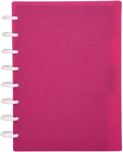 Vista 3 de Talia - Cuadernos de notas con tapas, planificador, personalizables, (Rosa de los 90, Junior (5.5 pulgadas x 8.5 pulgadas))