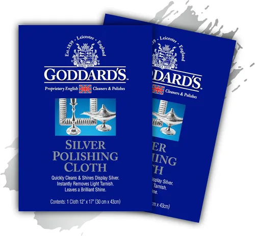 Vista 9 de Goddard And Sons 707684 Paño para cuidado de plata, _, 1 For Plated or Sterling Silver, Gold, Jewelry & Antiques, Reusable Lint-Free Design