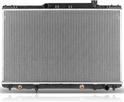 Vista 106 de SCITOO Conjunto de radiador de aluminio refrigerante del motor para 1986-1994 para Nissan D21 2.4L 3.0L 1987 para Nissan para Pathfinder 2.4L