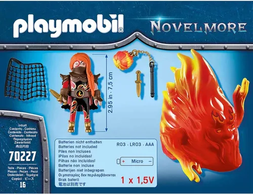 Vista 3 de Playmobil Novelmore Burnham Raiders Spirit of Fire Figura Playset
