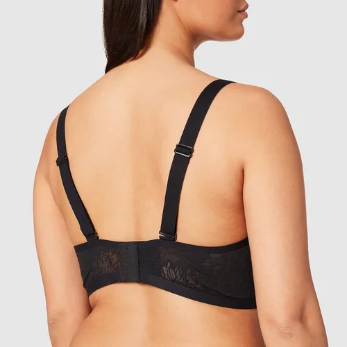 Vista 3 de Triumph Fit Smart - Brasier sin aros con relleno elástico 4D, Negro