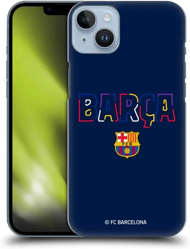 Vista 10 de Head Case Designs Funda rígida con licencia oficial del FC Barcelona Barca Crest Graphics compatible con Apple iPhone 14 Plus