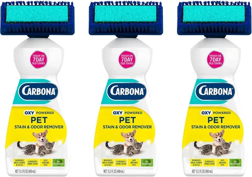Vista 9 de Carbona Oxy-Powered - Removedor de manchas y olores de mascotas Limpiador de alfombras para mascotas 13.5 onzas
