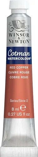 Vista 72 de Acuarela Cotman, tubo de 0.27 oz, color carmesí alizarina