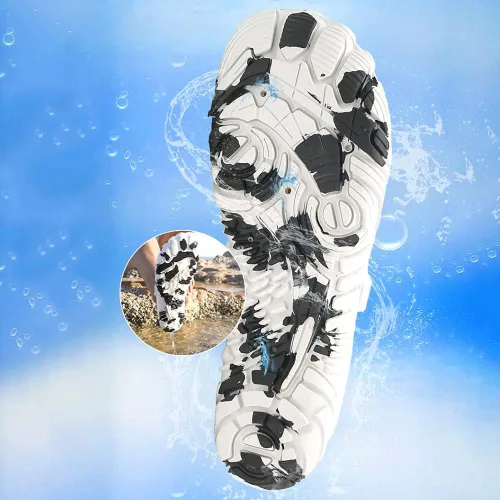 Vista 4 de Orgonite Zapatos de agua para hombre y mujer, zapatos de playa, calcetines acuáticos, zapatos descalzos de secado rápido, zapatos de natación