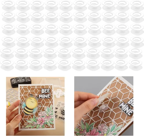 Vista 11 de BAOFALI Juego de 150 piezas de mini acción tambaleantes, resortes autoadhesivos, pequeños movers de Wobblers para hacer tarjetas, manualidades