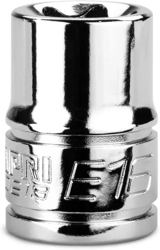 Vista 12 de Capri Tools Enchufe de estrella externo E4, unidad de 1/4 pulgadas