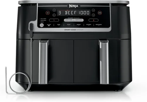 Vista 12 de Ninja Foodi - Freidora de aire, 7 Qt MegaZone, 6 en 1, negro, DZ071 7QT NEGRO