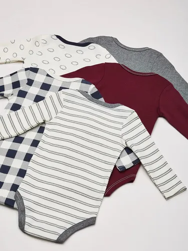 Vista 4 de Hudson Baby - Mameluco de algodón de manga larga para bebé