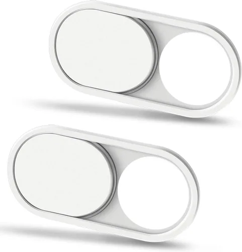 Vista 10 de CloudValley Funda deslizante para cámara de laptop, de metal, ultrafina, de rosa-2 piezas